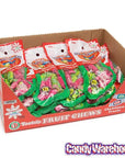 Red & Green Tootsie Roll Fruit Chews in Christmas Stockings: 24-Piece Case