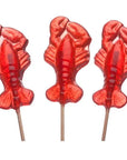 Red Lobster Hard Candy Lollipops: 12-Piece Bag