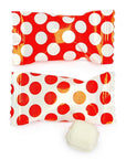 Red Polka Dots Wrapped Butter Mint Creams: 300-Piece Case