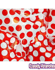 Red Polka Dots Wrapped Butter Mint Creams: 300-Piece Case