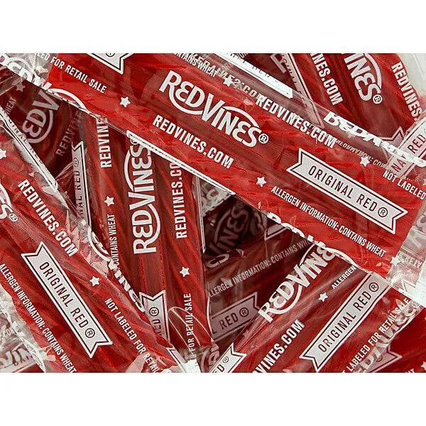 Red Vines Mini Licorice Twists Candy Packs 40Piece Bag Candy Warehouse