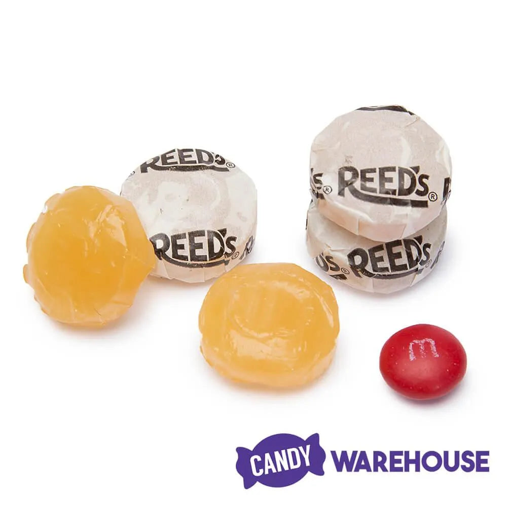 Reed's Hard Candy Rolls Butterscotch 24Piece Box Candy Warehouse