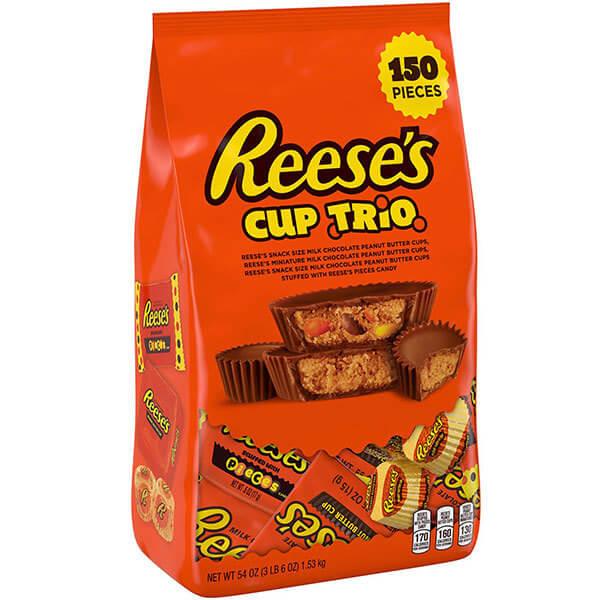 Reese's Peanut Butter Cup's Candy Trio: 150-Piece Bag - Candy Warehouse