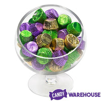 Reese's Peanut Butter Cups Color Combo - Purple, Green and Gold: 600-Piece Box - Candy Warehouse