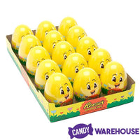 Reese's Peanut Butter Cups Miniatures Filled Plastic Chicks: 15-Piece Display - Candy Warehouse