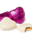 Reese's Pink Foiled White Creme Peanut Butter Hearts: 9.1-Ounce Bag