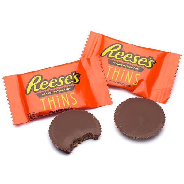 Reese's Thins Milk Chocolate Peanut Butter Cups Candy: 7.37-Ounce