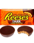 Reeses Dark Chocolate Peanut Butter Cups Packs: 24-Piece Box