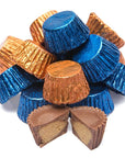 Reeses Peanut Butter Cups Color Combo - Dark Blue and Orange: 400-Piece Box