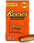 Reese's Peanut Butter Cups Snack Size Packs: 60-Piece Bag