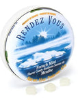 Rendez Vous Mini Bon Bons Tins - French Mint: 12-Piece Box