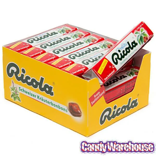 Ricola Cherry-Honey Candy Drops Packs: 18-Piece Box – Candy Warehouse