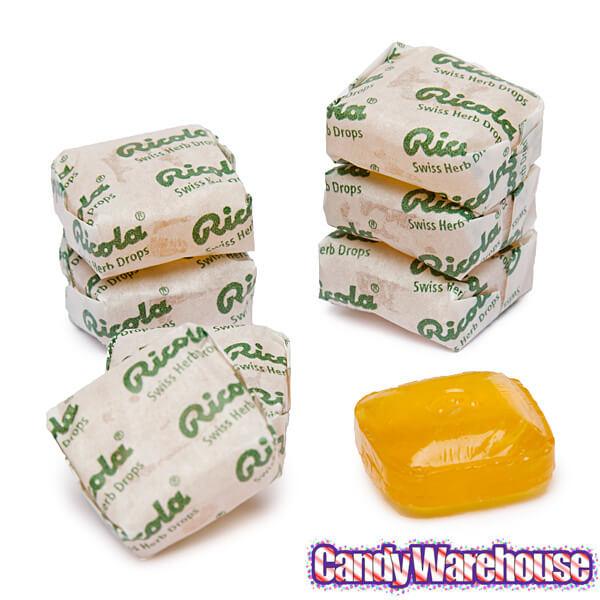 Ricola Lemon-Mint Candy Drops Packs: 18-Piece Box - Candy Warehouse