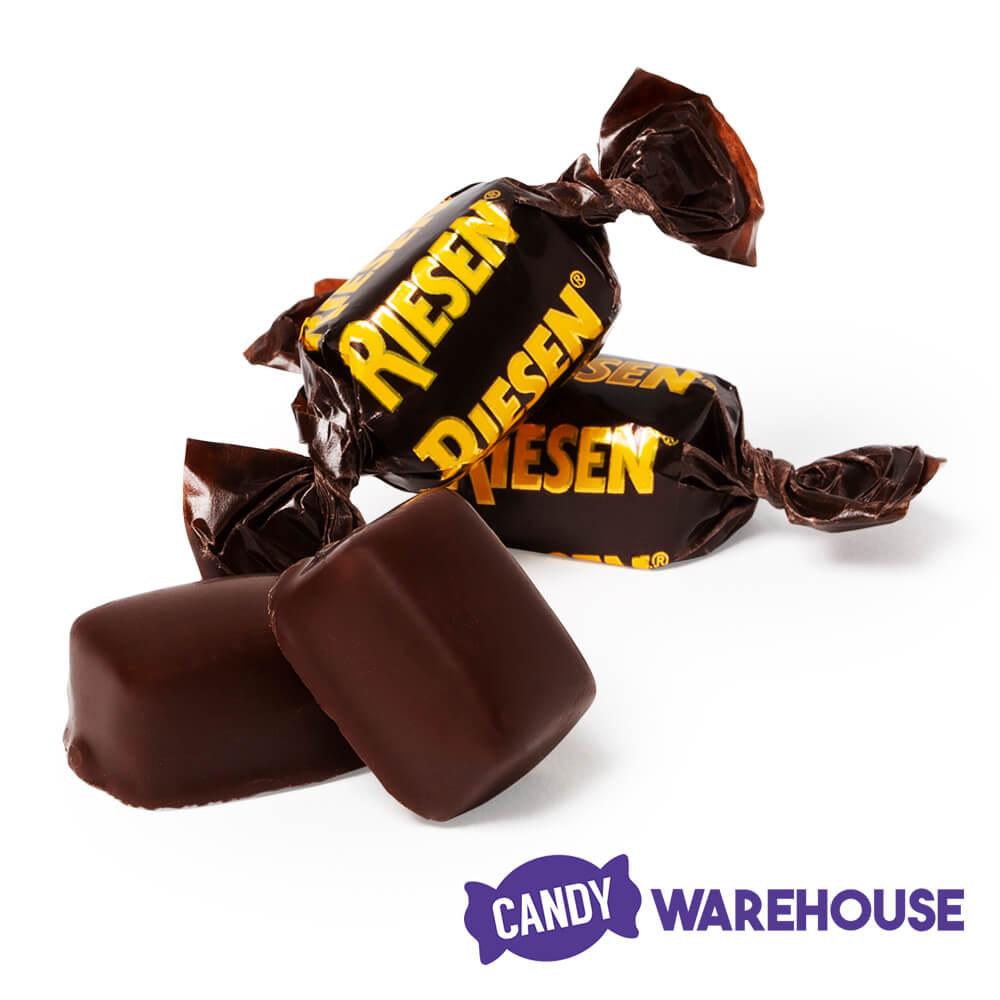 Riesen Chewy Chocolate Caramel 5.5-Ounce Bag: 12-Piece Box - Candy Warehouse