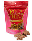 Roca Thins Buttercrunch Toffee Candy - Milk Chocolate Peg Bags: 8-Piece Case