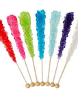 Rock Candy Crystal Sticks Assortment - Unwrapped: 120-Piece Box
