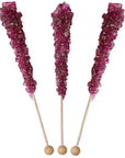 Rock Candy Crystal Sticks - Berry Purple: 120-Piece Case