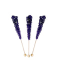 Rock Candy Crystal Sticks - Purple: 120-Piece Case