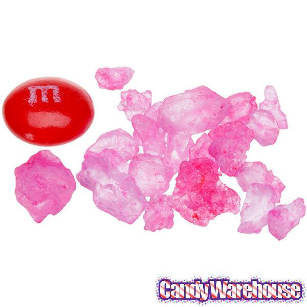 Rock Candy Crystals - Pink: 5LB Box - Candy Warehouse