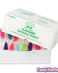 Rock Candy Swizzle Sticks - Assorted Colors - Unwrapped: 72-Piece Box
