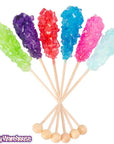 Rock Candy Swizzle Sticks - Assorted Colors - Unwrapped: 72-Piece Box