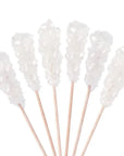 Rock Candy Swizzle Sticks - White - Unwrapped: 72-Piece Box