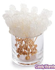 Rock Candy Swizzle Sticks - White - Unwrapped: 72-Piece Box