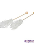 Rock Candy Swizzle Sticks - White - Unwrapped: 72-Piece Box