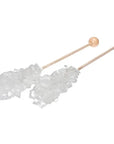 Rock Candy Swizzle Sticks - White - Wrapped: 72-Piece Box