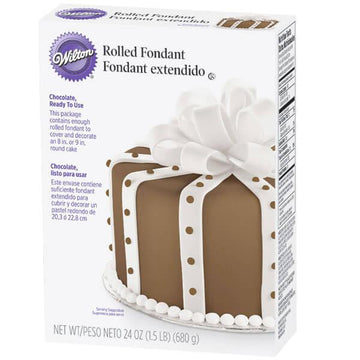 Rolled Fondant - Chocolate: 24-Ounce Package - Candy Warehouse