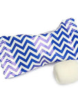 Royal Blue Chevron Stripe Wrapped Buttermint Creams: 108-Piece Bag