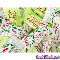 Seasons Greetings Christmas Buttermint Creams: 1000-Piece Case - Candy Warehouse