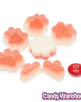 Senjaku Panda Paws Gummy Candy Packs - Peach: 6-Piece Box