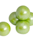 Shimmer Pearl Lime Green 1-Inch Lemon Lime Gumballs: 2LB Bag