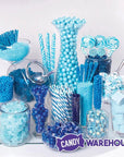 Shimmer Pearl Powder Blue 1-Inch Gumballs: 12LB Case