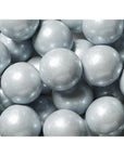 Silver 1-Inch Gumballs: 24LB Case
