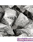 Silver Chevron Stripe Wrapped Buttermint Creams: 108-Piece Bag