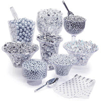 Silver Premium Candy Buffet Kit: 25 to 50 Guests - Candy Warehouse