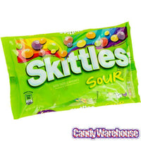 Skittles Candy Fun Size Packs - Sour: 16-Piece Bag - Candy Warehouse