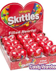 Skittles Original Candy Filled Plastic Hearts: 12-Piece Display