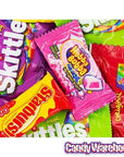 Skittles - Starburst - Hubba Bubba Snack Size Packs Assortment: 200-Piece Bag
