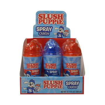 Slush Puppie Spray Candy: 12-Piece Display - Candy Warehouse