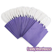 Small Candy Bags with Handles - Purple: 24-Piece Pack - Candy Warehouse
