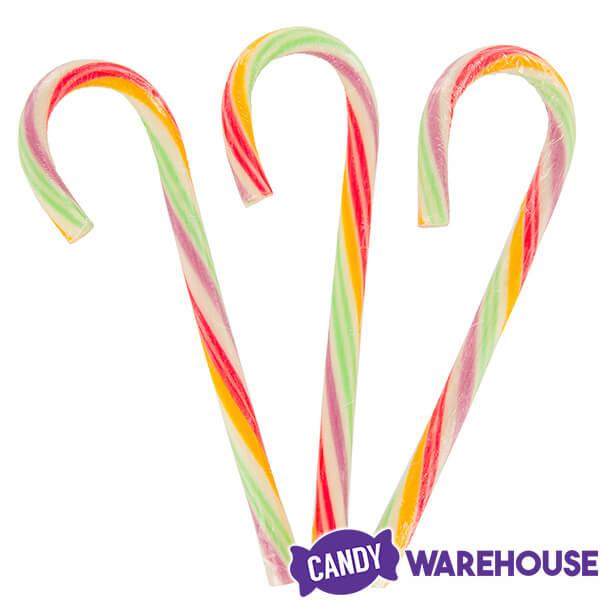 Smarties Candy Canes: 12-Piece Box - Candy Warehouse