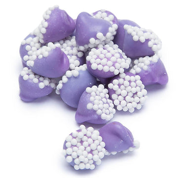 Smooth and Melty Mini Nonpareil Mint Chocolate Chips - Purple: 16-Ounce Bag - Candy Warehouse