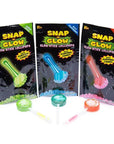 Snap-n-Glow Lollipop with Popping Powder Candy Packs: 18-Piece Display