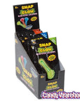 Snap-n-Glow Lollipop with Popping Powder Candy Packs: 18-Piece Display