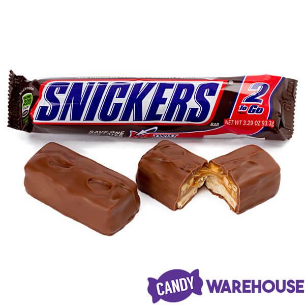Snickers 2 To Go King Size Candy Bars: 24-Piece Box