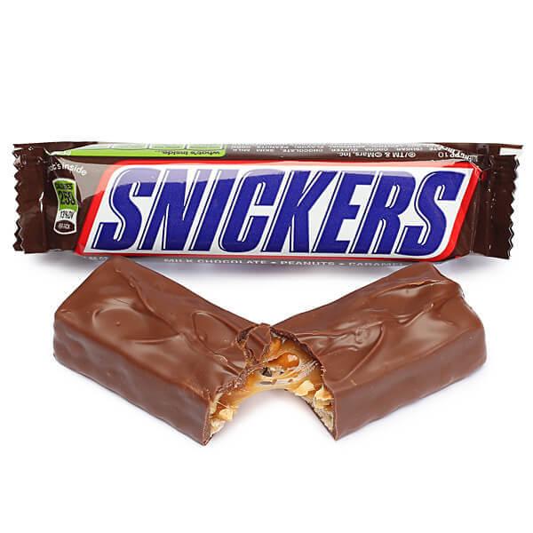 Snickers Candy Bars: 48-Piece Box