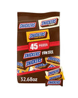 Snickers Fun Size Candy Bars Assortment: 45-Piece Bag